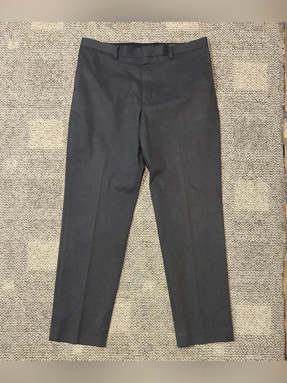 Banana Republic Men's Gray Dress Pants, Size 36x33 Standard Fit